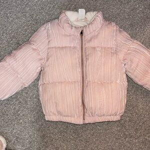 Kids Pink Puffer Jacket